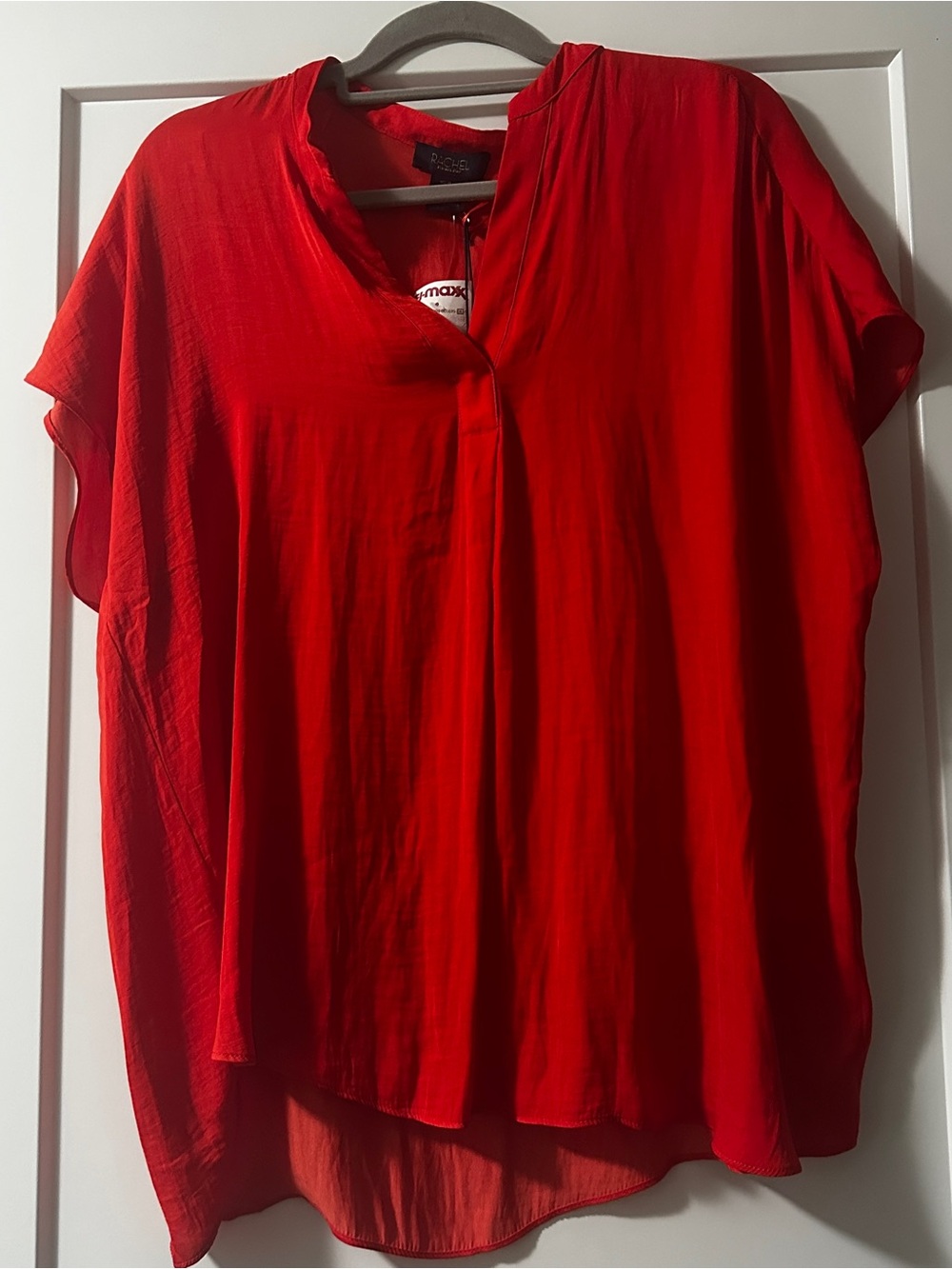 Rachel Roy V-neck High Low Hem Top